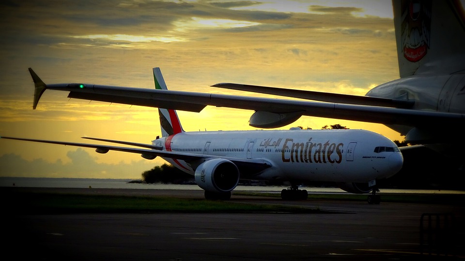 letadlo Emirates